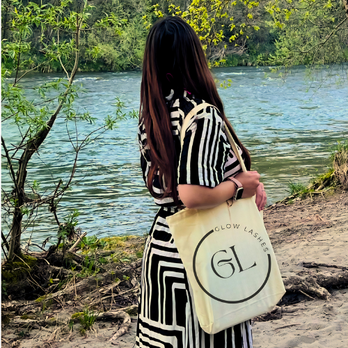 Tote bag Glow Lashes — sac éco-responsable fabriqué en France