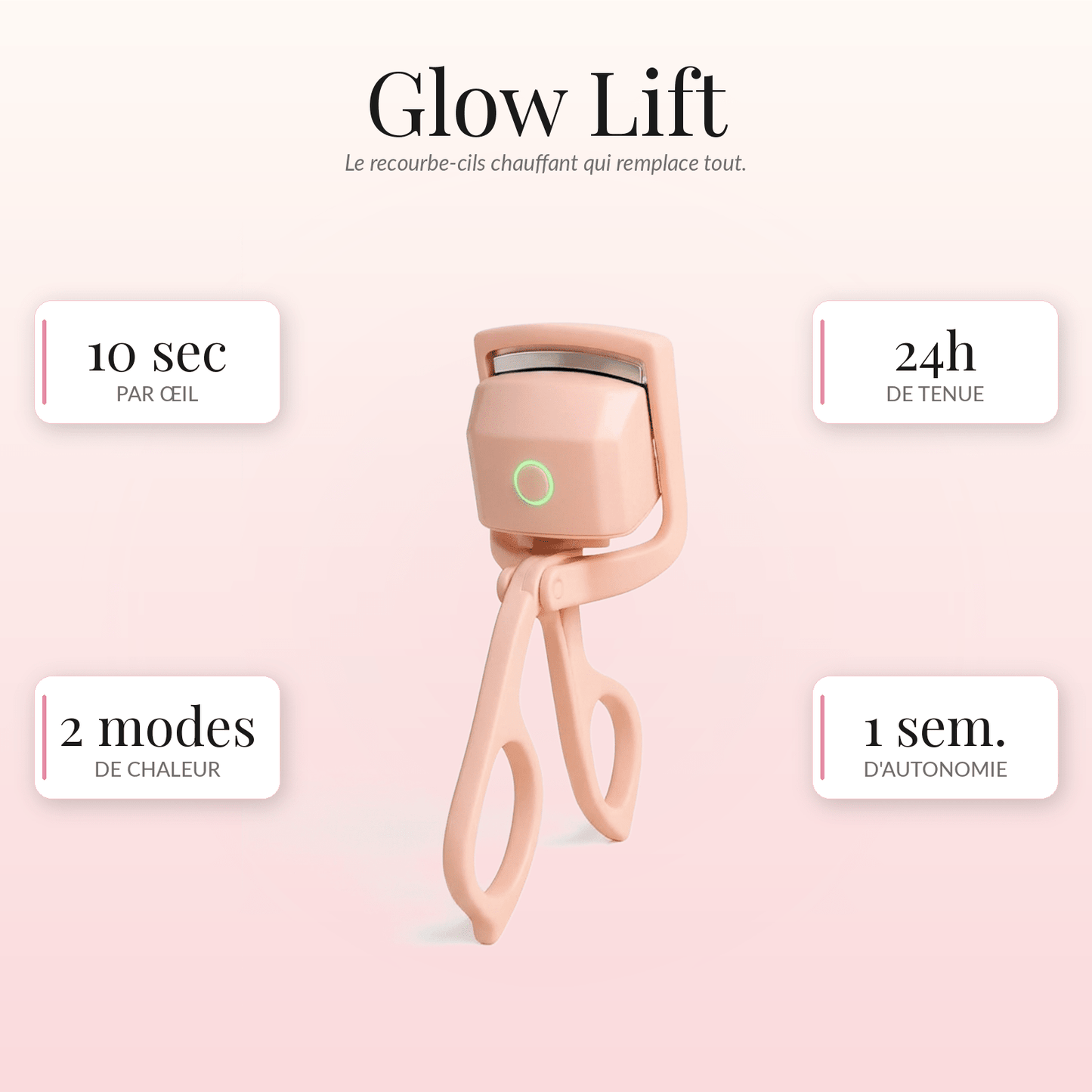 MAGIC GLOW - Heated Eyelash Curler✨